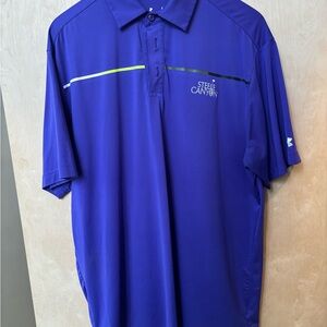 Under Armour Men's Purple Polo Shirt